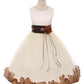 Dress - Flower Petal Dress W/ Sash (Ivory Dress) 2of2