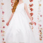 Dress - Lace Applique Bodice Full Dress