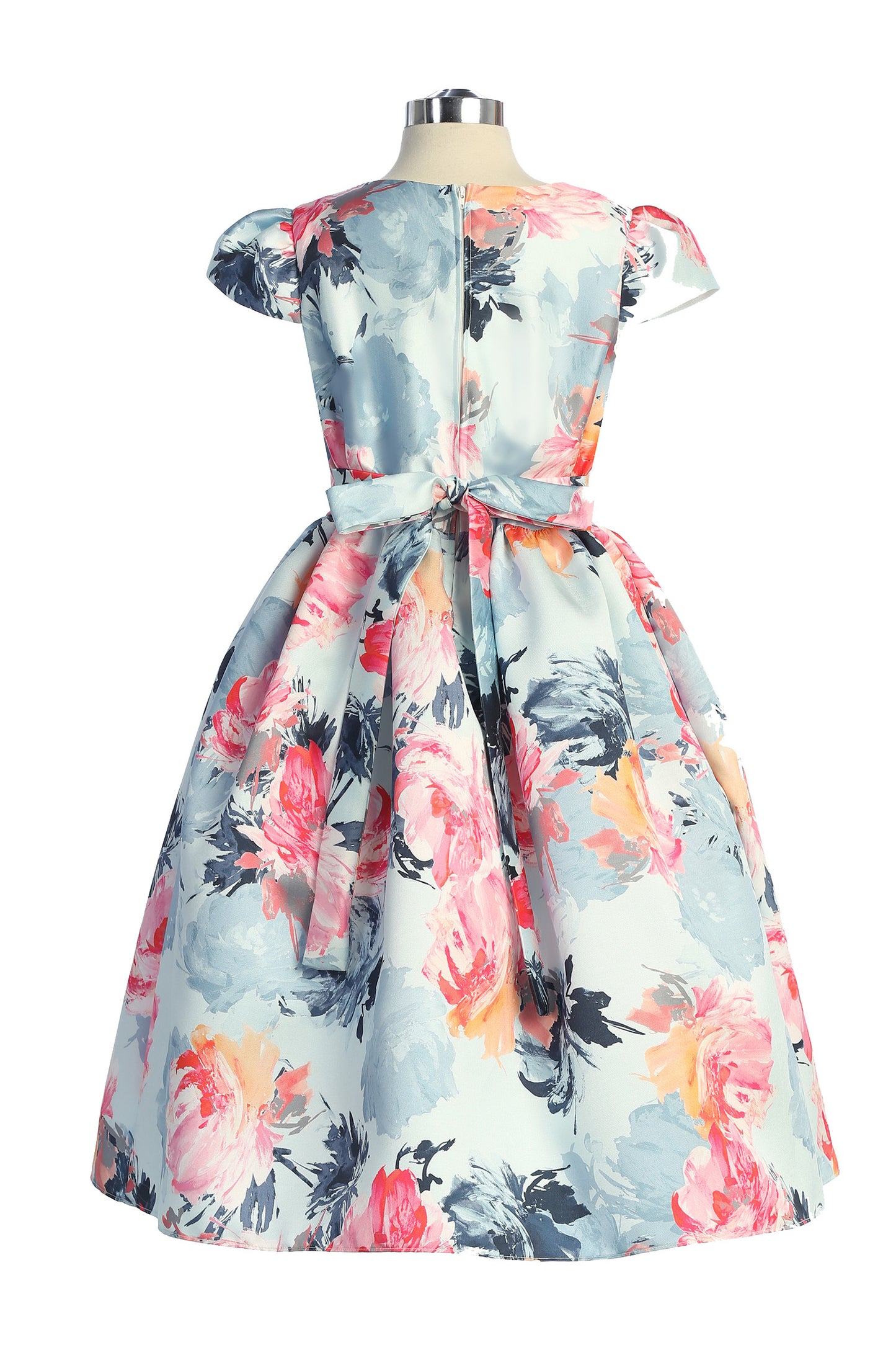 Watercolor Mikado Plus Size Dress