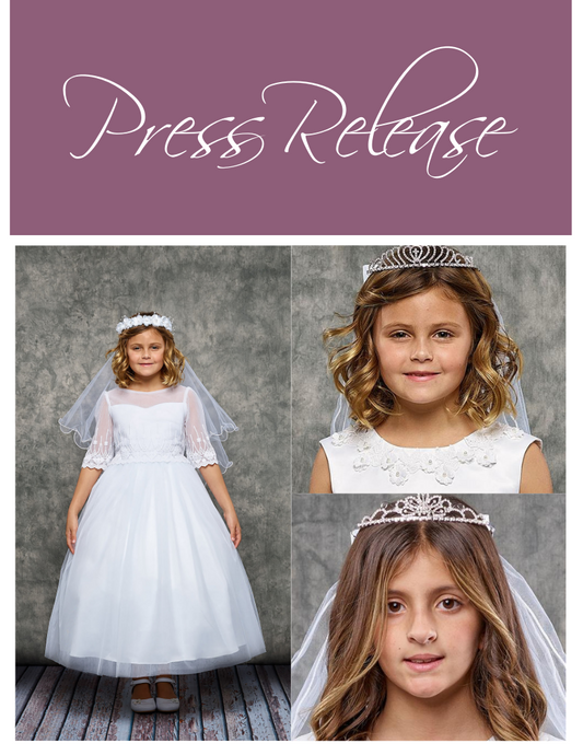 Family-Owned Dress Company, Kid’s Dream Launches Online Shop for First Communion Season
